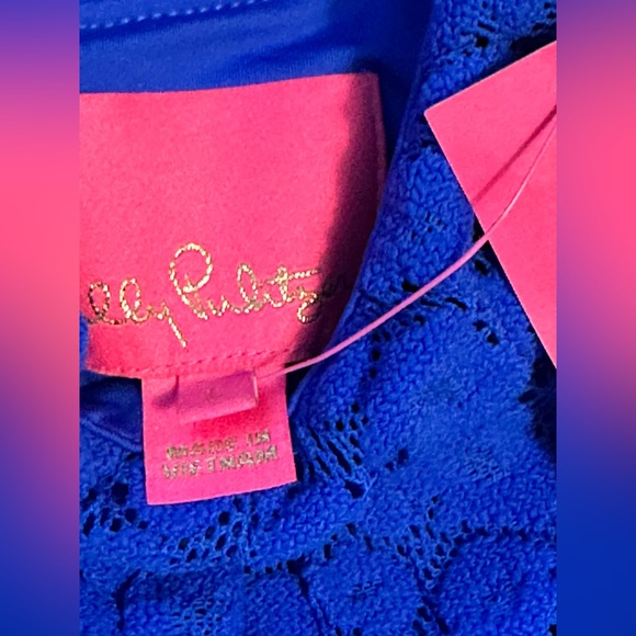 Lilly Pulitzer Blue Lace Midi Dress - Picture 9 of 9